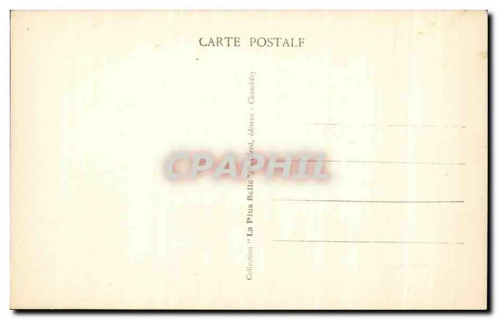 See Bourget — Abtei Haute-Côme — Pittoreskes Savoyen - Rückseite