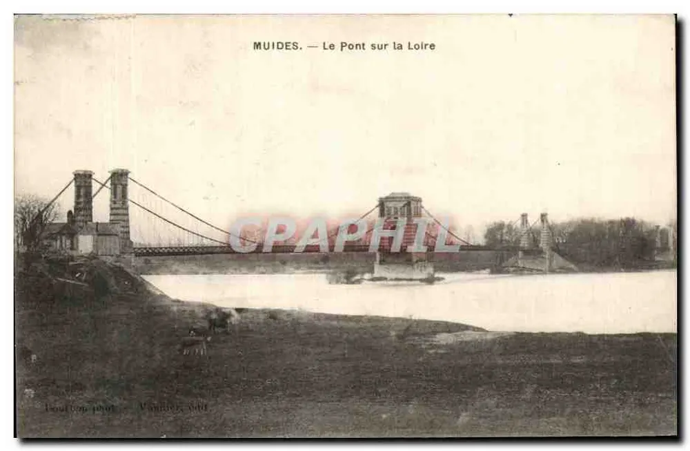 Muides — De Brug over de Loir — Poulton fot. Vaudreuil, 1901 - Voorkant