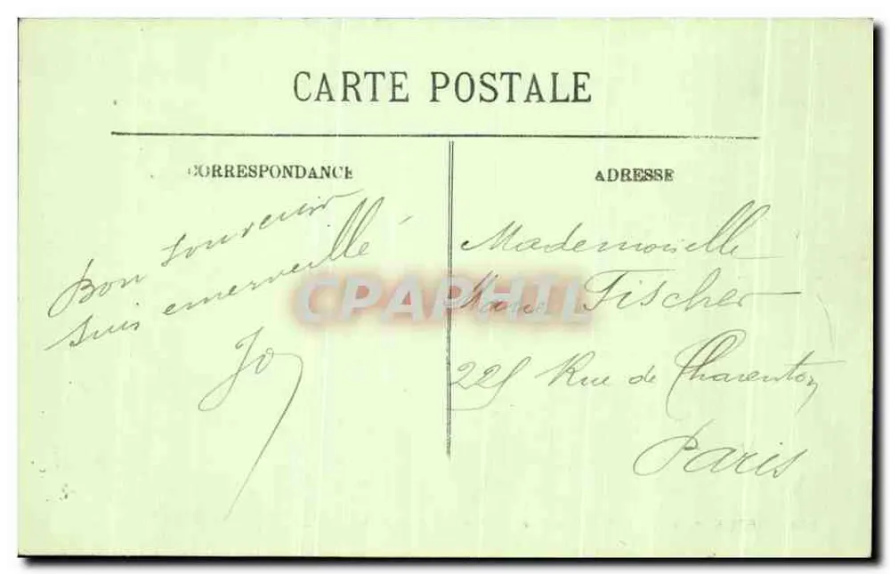 Berck-Plage — A Esplanada com Maré Alta e a Praia — N° 149 - Verso