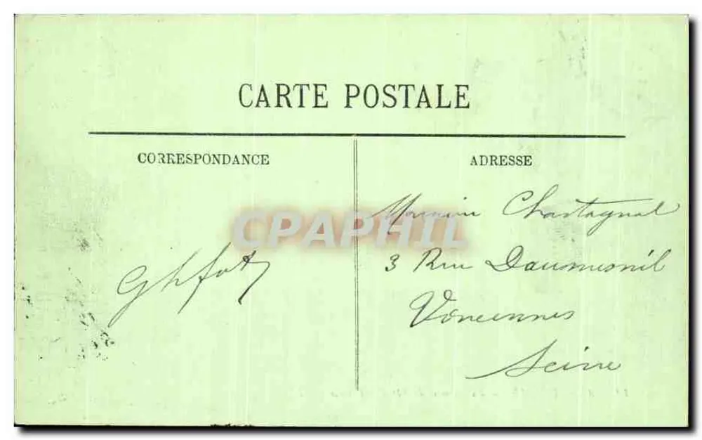 Angoulême — Die Kasernen des 21. Artillerieregiments — LL. - Rückseite