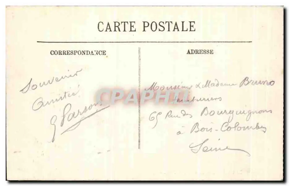 Thomery — Le Clos Bon Dieu — LL. - Verso