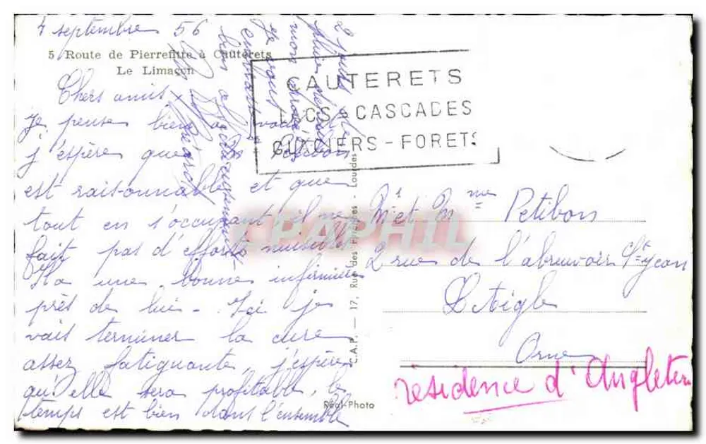 पियेरफिट के रास्ता कौटेरेट्स के ओर — कौटेरेट्स — एडिटर कैप - पीछे