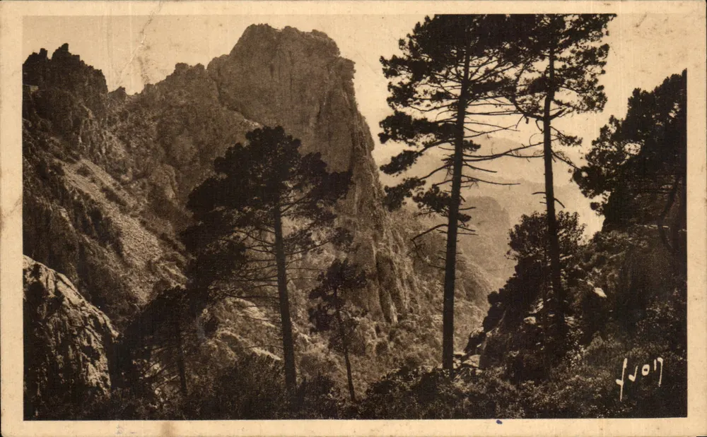 Piana (Korsika) — Allgemeiner Blick auf die 'Calanche' — Les Editions Art. CON, Paris - Vorderseite