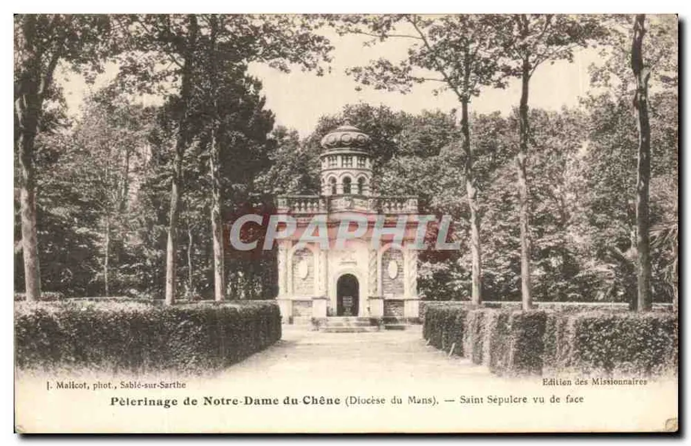 Pilgerung Notre-Dame du Chêne (Diözese Le Mans) — Saint Sepulchre von vorne — Edition der Missionare - Vorderseite