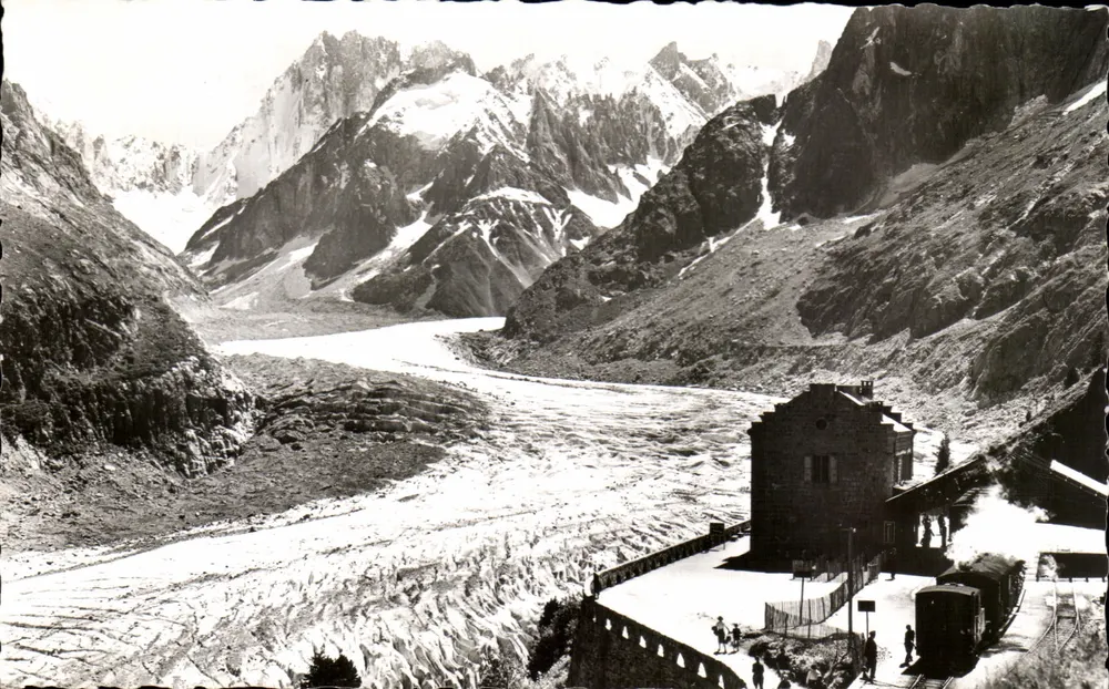 Bahnhof Montenvers — Mer de Glace — Chamonix-Mont-Blanc — Éditions Giff - Vorderseite