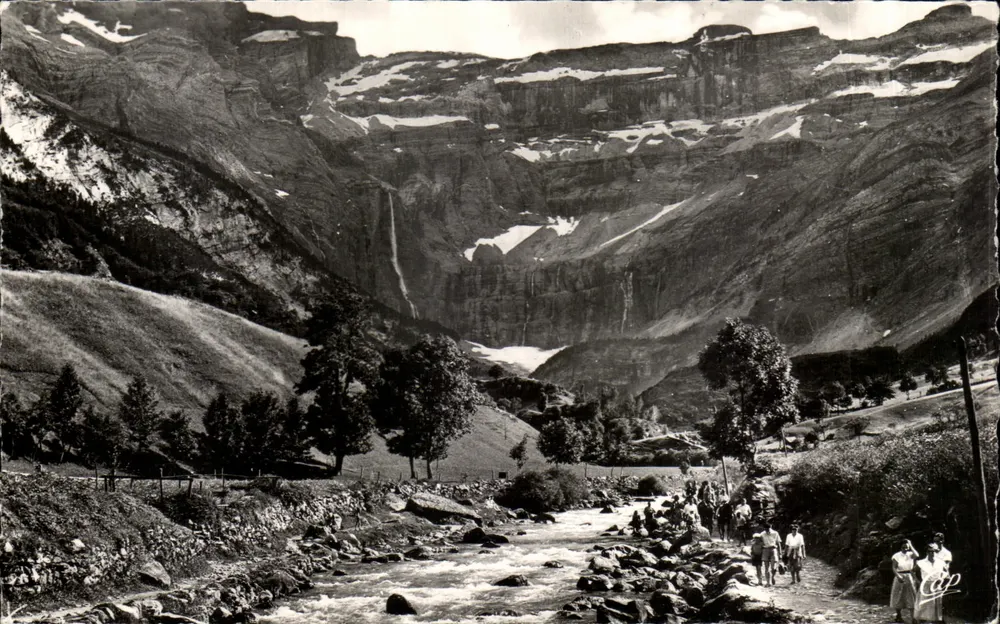 Gavarnie — O Circo e o Gave — C.A.P. Paris - Frente