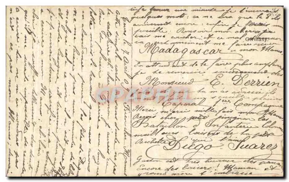 Edith Whitney — Frau im japanischen Kostüm — Verlag C.F. n°3531/3 - Rückseite