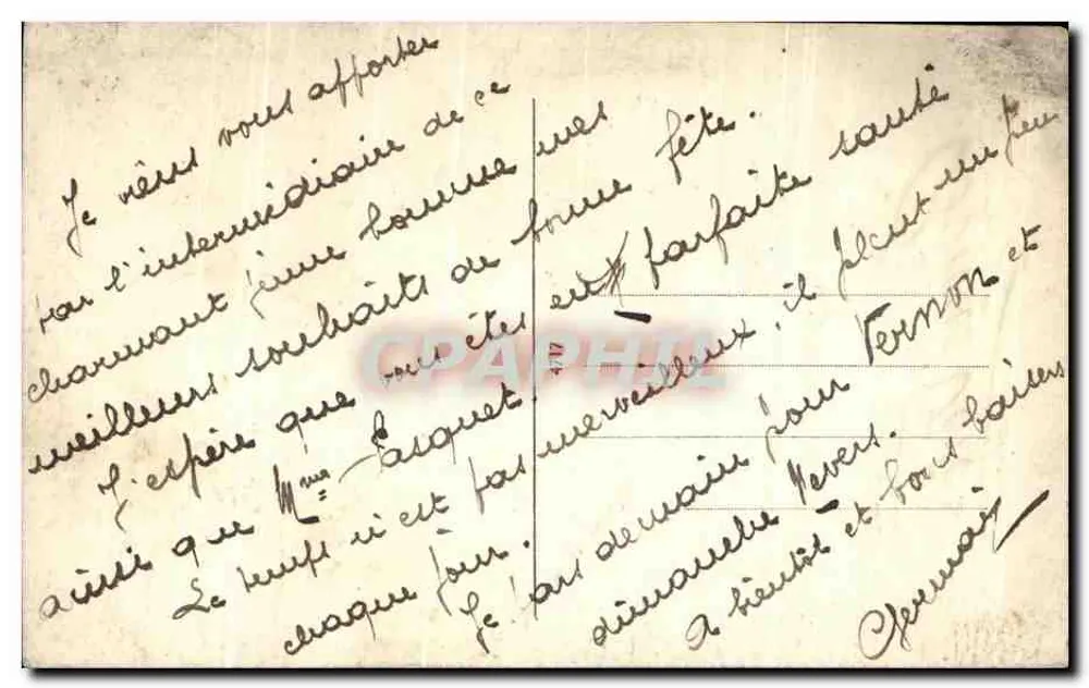 Enfant portant un panier de roses — illustration sur fond noir — éditeur non visible - Verso