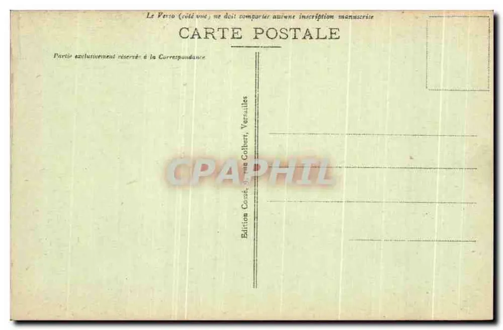 Versailles - Bassin de Latone et le Château - Verso