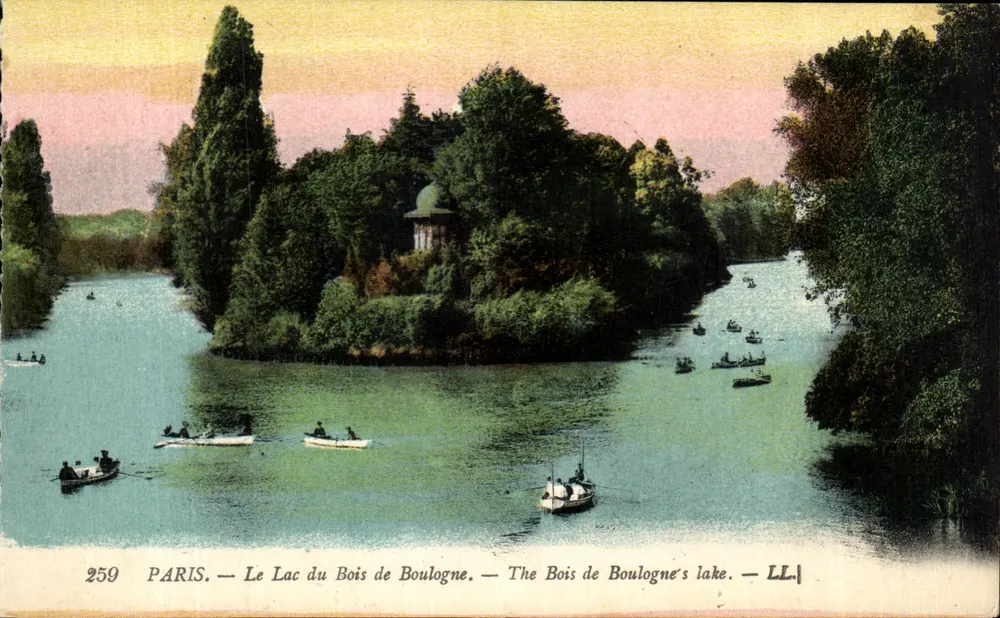 PARIS — Ansicht des Sees Bois de Boulogne — LL. — 259 - Vorderseite