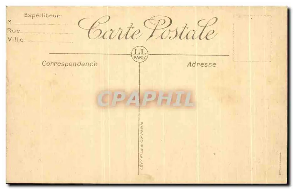 Paris — Palais und Gärten des Luxembourg — LL. — n° 159 - Rückseite