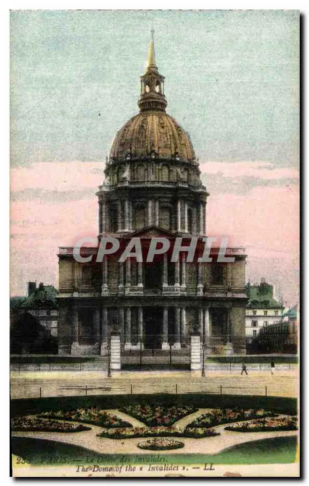 Paris — O Dôme dos Invalides — LL - Frente