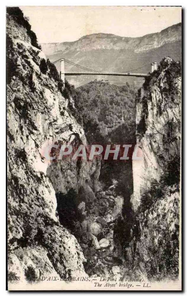 Aix-les-Bains — O Ponte do Abismo — LL - Frente