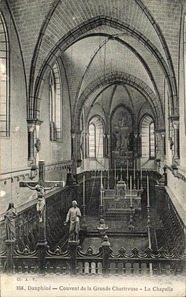 La Chapelle — Konvent der Grande Chartreuse — Dauphiné - Vorderseite