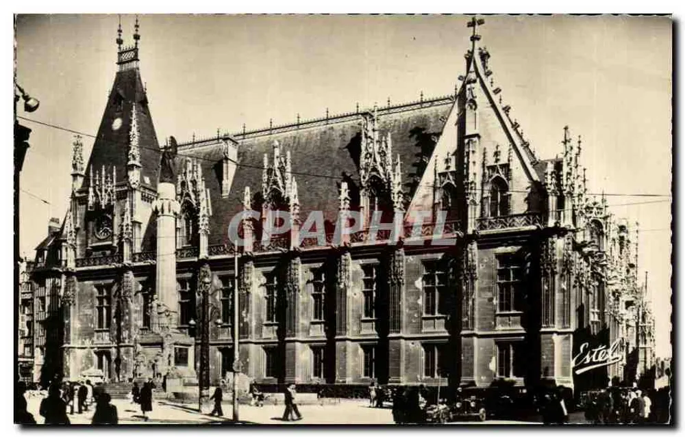 Rouen — Palast der Gerechtigkeit und Gedenkstein für die Toten — Éditions de Lux Estel - Vorderseite
