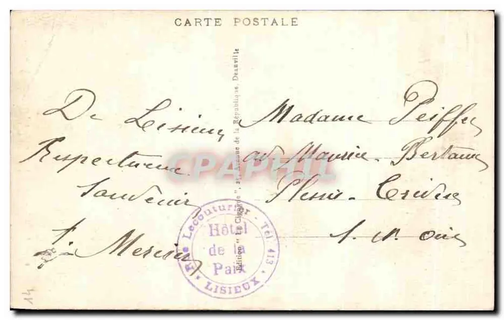 Lisieux - Rue de la Paix - Portal der Kirche St-Jacques - Rückseite