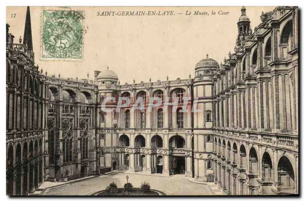 Saint-Germain-en-Laye — O Museu, a Cour — Editor: 57 - Frente