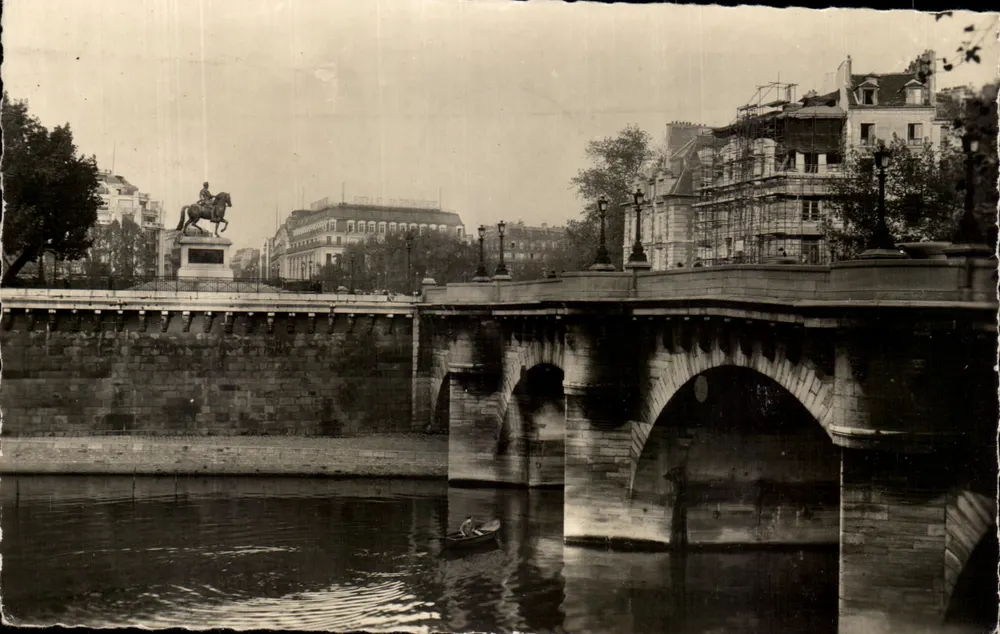 Der Neubrücke, vom Ufer der Seine aus gesehen — Paris — GALF 29 - Vorderseite