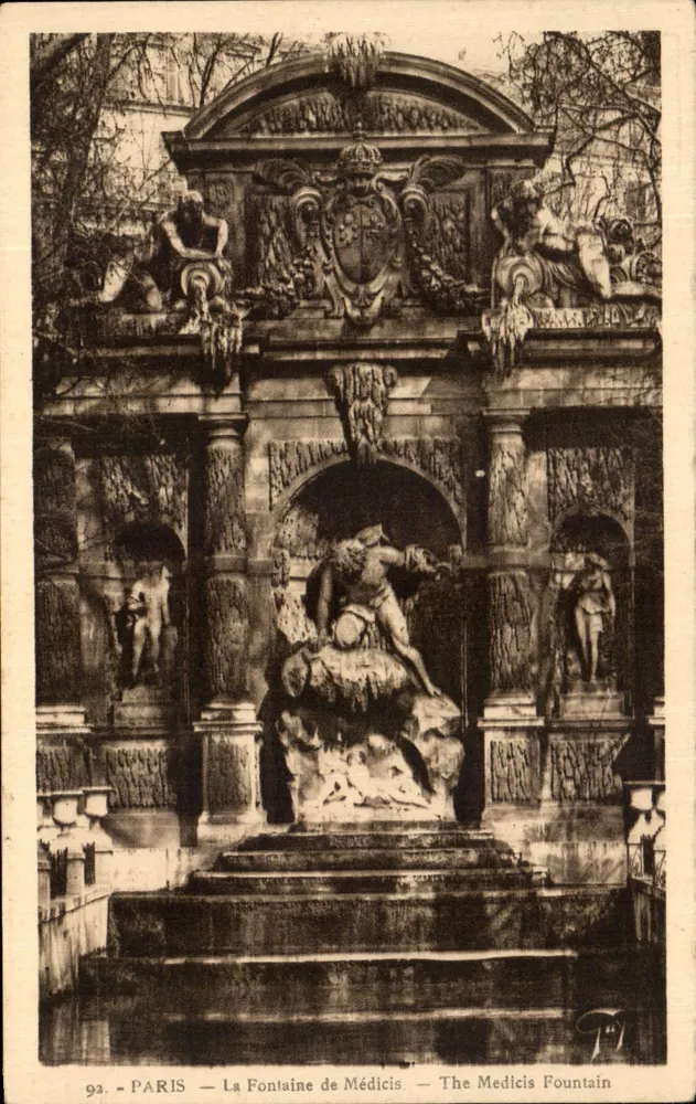 Paris — Fonte de Médicis — A. Lecopie, 18, rue Ste-Croix-de-la-Bretonnerie, Paris - Frente
