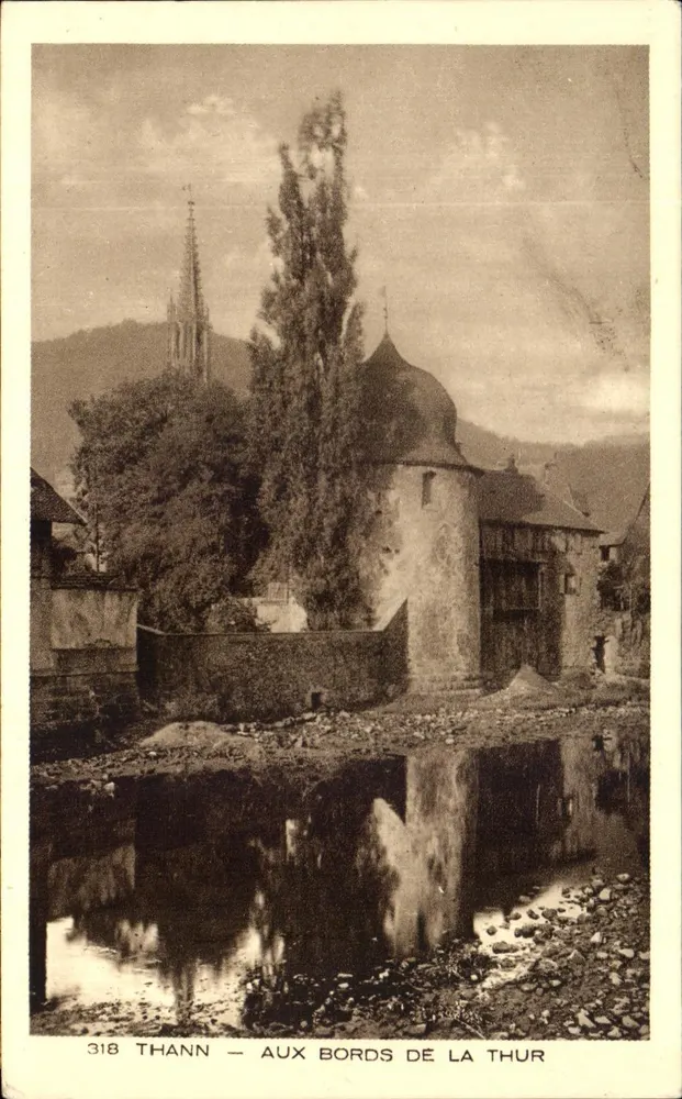 Thann — Às margens da Thur — Braun & Cie, Dornach - Frente