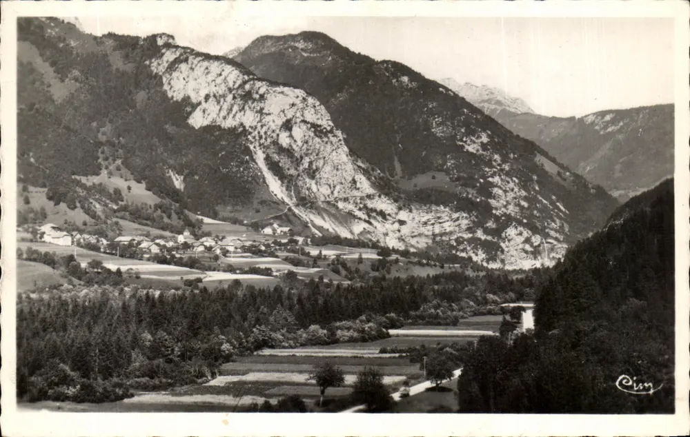 La Balme-de-Thuy (Haute-Savoie) — Col de la Bluffaz — Panoramablick — Verleger Elsy - Vorderseite
