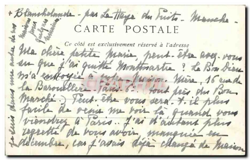 Cité de Carcassonne — Kirche Saint-Nazaire, die Kirchenschiff — ND. Fotografie Sammlung - Rückseite