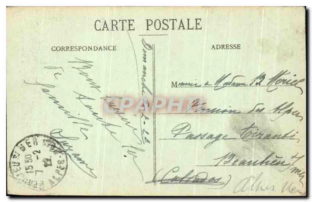 Chartres (E.-et-L.) — Nordportal der Kathedrale — G Foucault, Verlag, Dreux - Rückseite