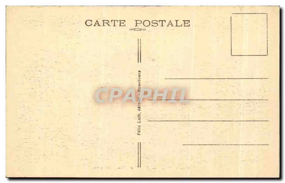 Mont Sainte-Odile - Mur Pajen und Dreistein — Félix Laib, Straßburg - Rückseite