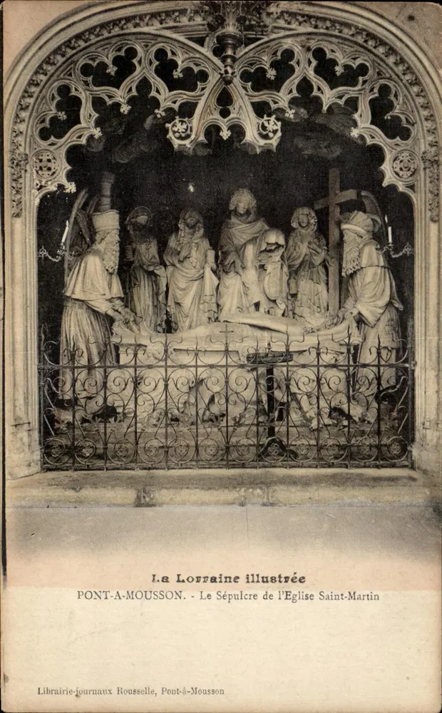 Das Grabmal der Kirche Saint-Martin — Pont-à-Mousson — La Lorraine illustrée - Vorderseite