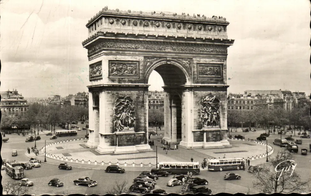Paris — Arc de Triomphe de l'Étoile — Éditions d'Art GUY - Vorderseite