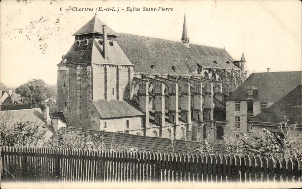 Chartres (E.-et-L.) — Église Saint-Pierre — A. Bourdier, imp.-édit., Versailles - Frente