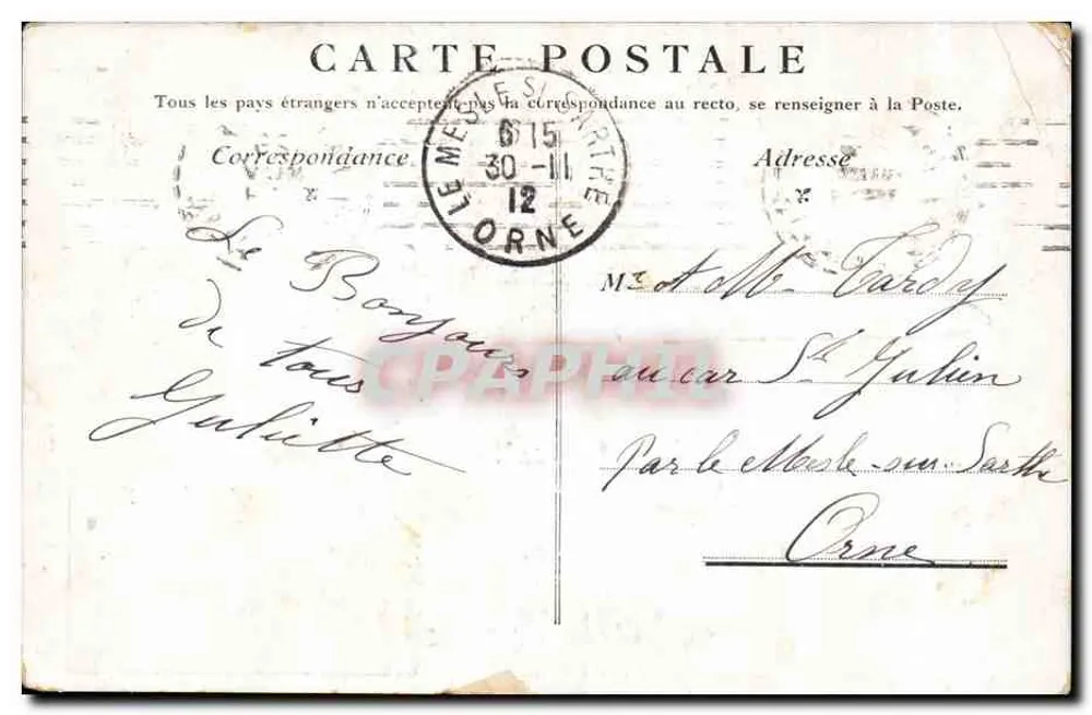 Paris. - A Obélisque — editor, número de série não visível - Verso