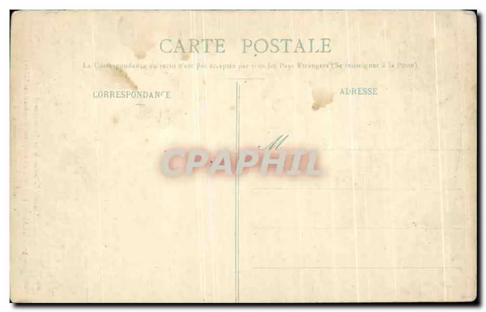 Grande Trappe - Der Cloister, Grab der Abtei und Altar der Notre-Dame de Pitié — Sujete (1909) - Rückseite