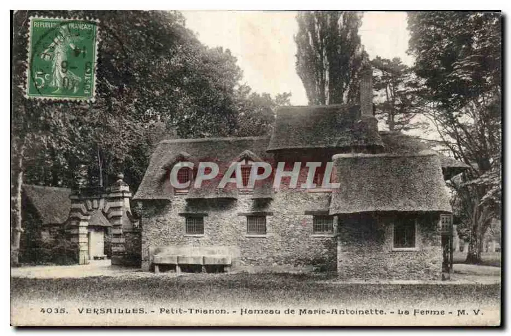 Versailles - Petit-Trianon - Hameau de Marie-Antoinette - La Ferme - M. V. - Vorderseite