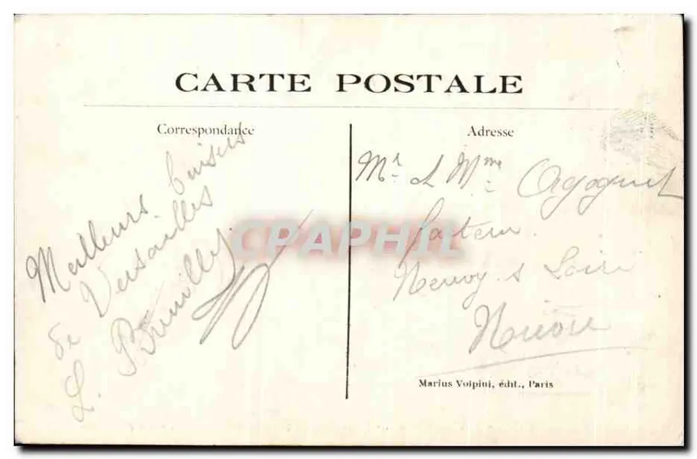 Versailles - Petit-Trianon - Hameau de Marie-Antoinette - La Ferme - M. V. - Rückseite