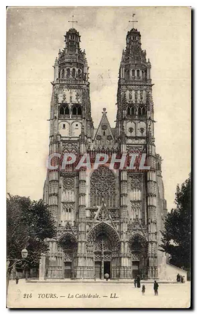 Tours — A Catedral — LL. n°214 - Frente