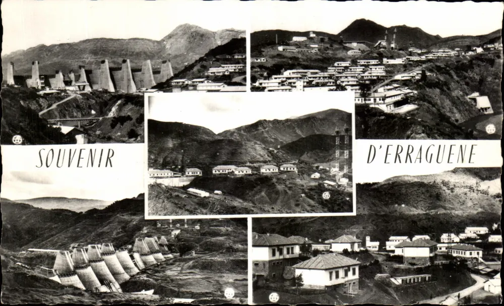 D'Erraguene — vista del digiuno e del villaggio — Ed. Alexandre Stracky, Oran - Recto
