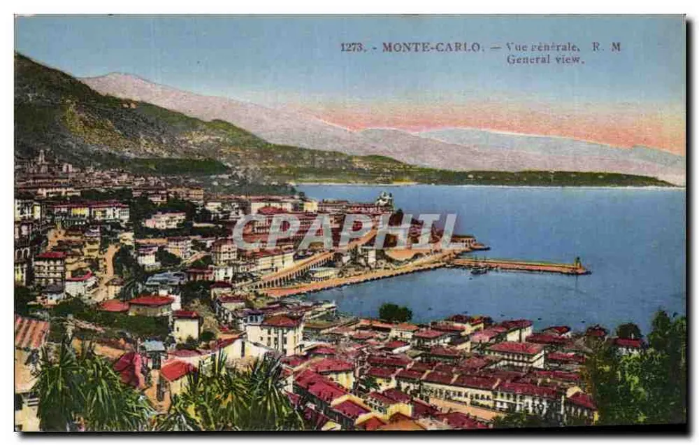 Monte-Carlo — Vista geral — R. M. n° 1273 - Frente