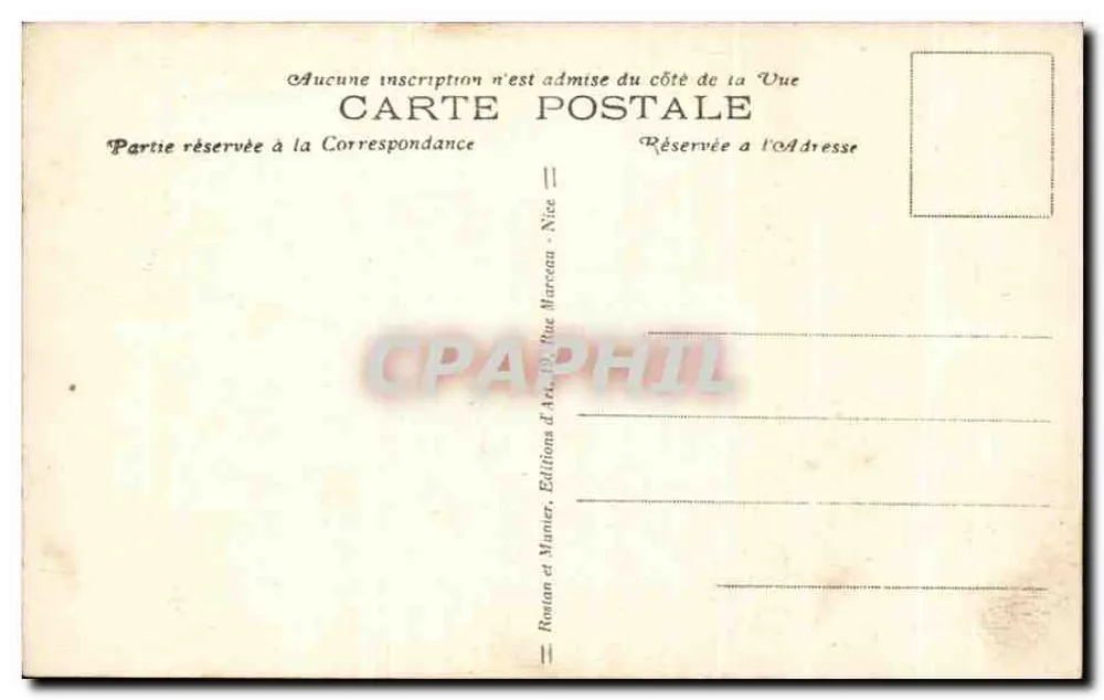 Monte-Carlo — Vista geral — R. M. n° 1273 - Verso