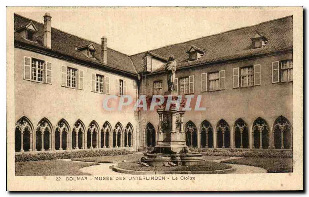 Colmar - Museu dos Unterlinden - O Claustro - Frente