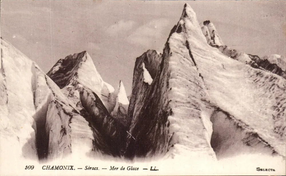 Chamonix — Séracs — Mar de Gelo — Li. — Selecta - Frente
