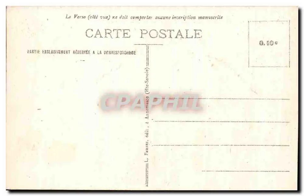 Chamonix-Mont-Blanc (Haute-Savoie) — Überquerung der Mer de Glace — Verlag L. Fauvax, Nr. 459 - Rückseite