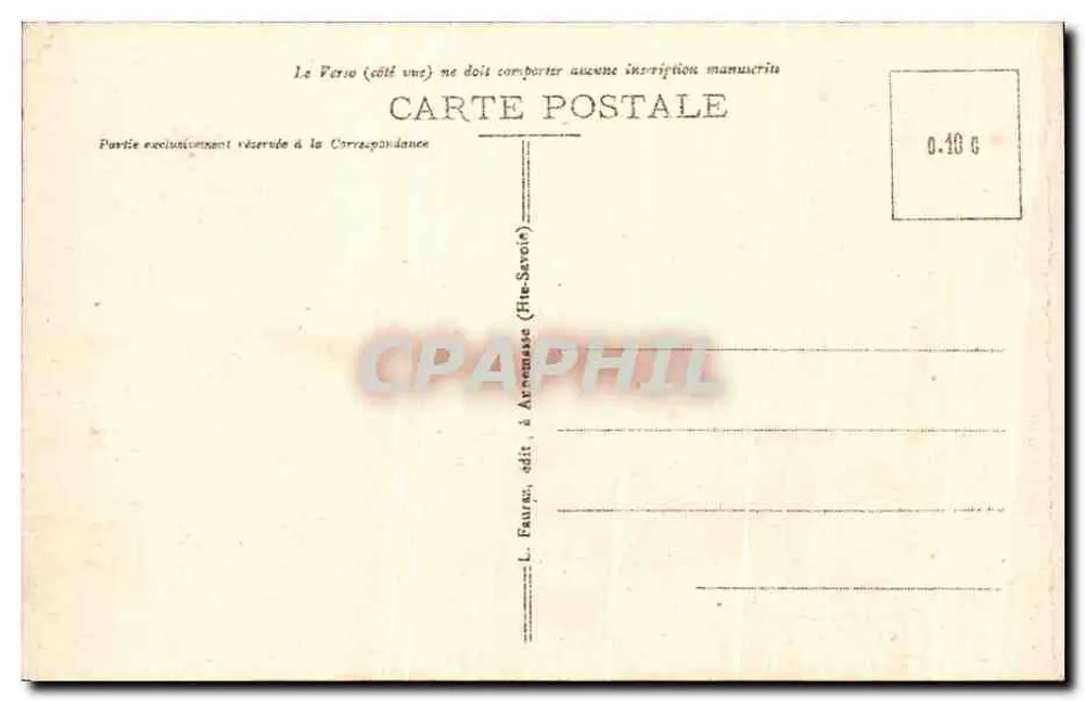 Chamonix-Mont-Blanc (Hte-Savoie) — Ansicht der Mer de Glace-Eisfläche und der Grandes Aiguilles — G.R. 496 - Rückseite