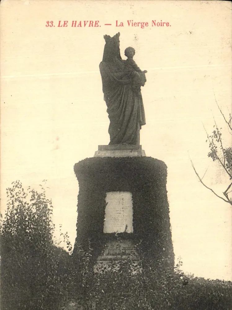 Le Havre — Statua Czarnej Panny Marii — Wydawca nieznany, nr 33 - Awers