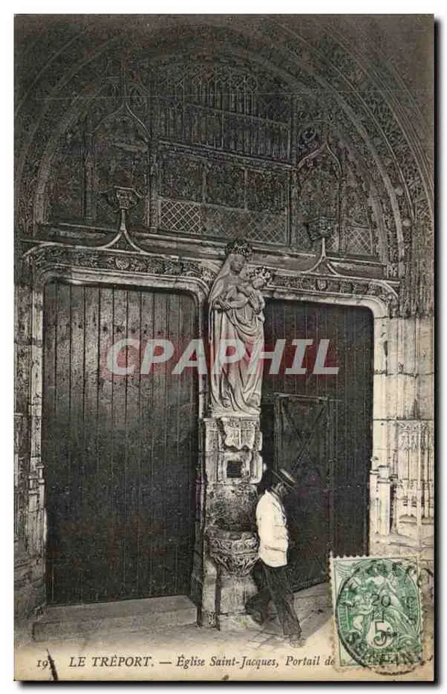 Le Tréport — Igreja de São Jacó, Portal da Igreja - Frente