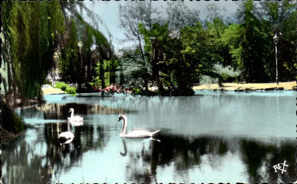 Parque Beaumont — Pau (B.P.) — Edições REX, série 346 - Frente