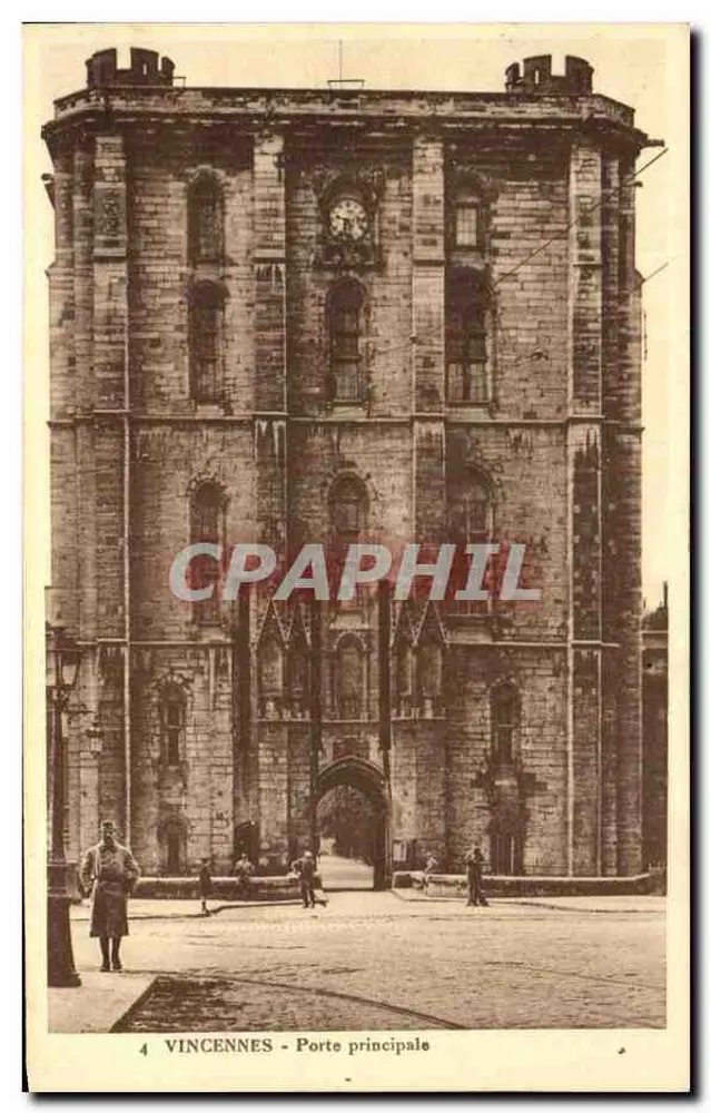 Vincennes - Porta Principal — editado por Les Amis de Vincennes, n°4 - Frente