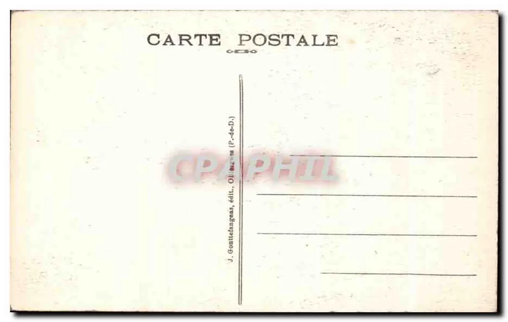 Interior da Sainte-Chapelle — Riom — J. Gottliefangens, editor (P.-de-D.) - Verso