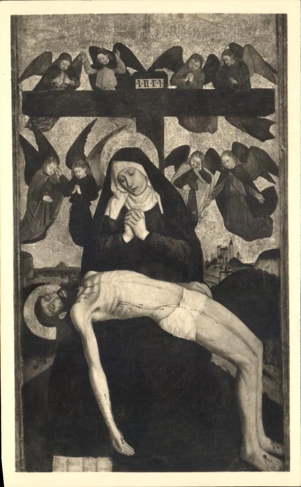 Pieta — Kirche von Cimiez — Photographie von Louis Bréa, n°415 - Vorderseite
