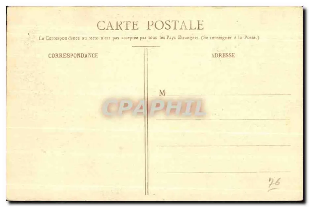 Rouen — Allgemeiner Blick von der Côte Sainte-Catherine — C.V. 422 - Rückseite